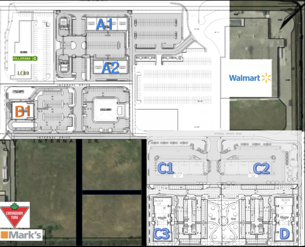 Strathroy Map Site Plan - Strathroy Crossing Developments
